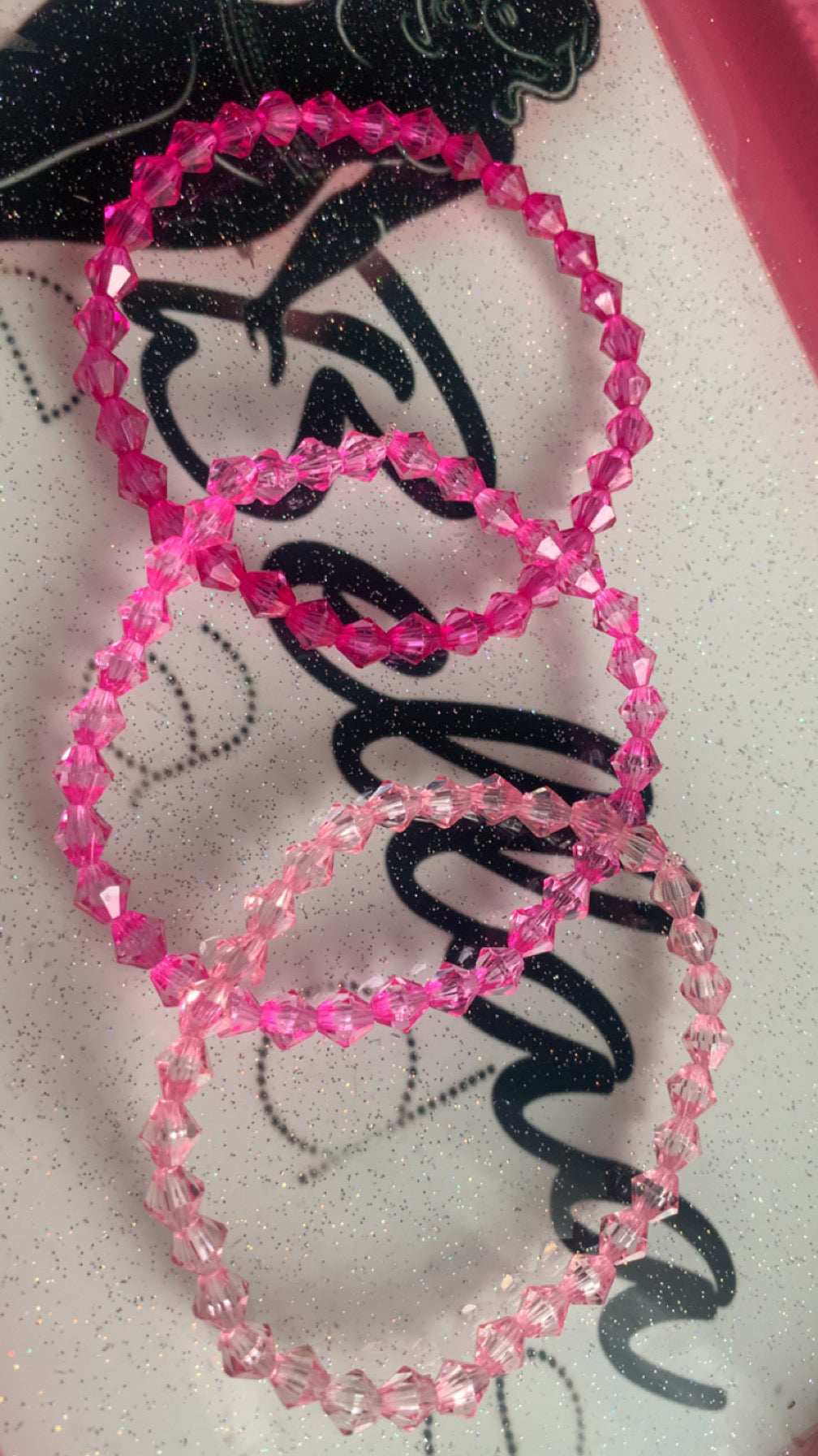 Pink 3 Piece Bracelet Set!
