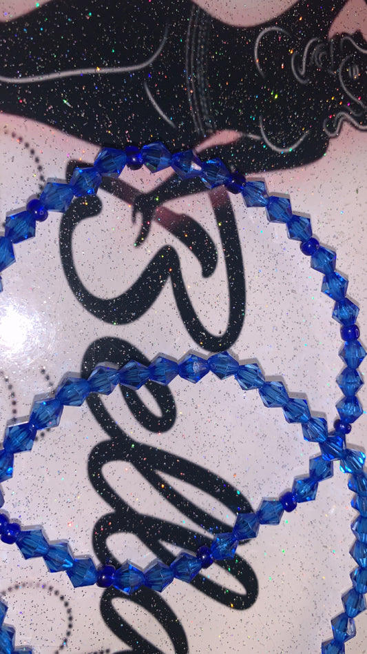 Blue 2-Piece Blue Anklet Set!