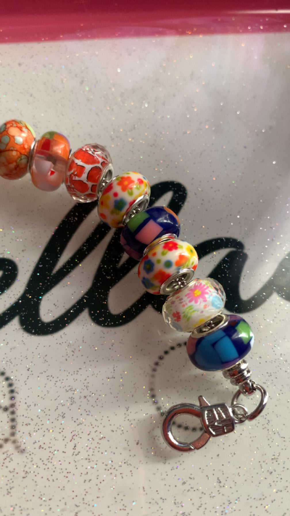 Multi Color Charm Bracelet!