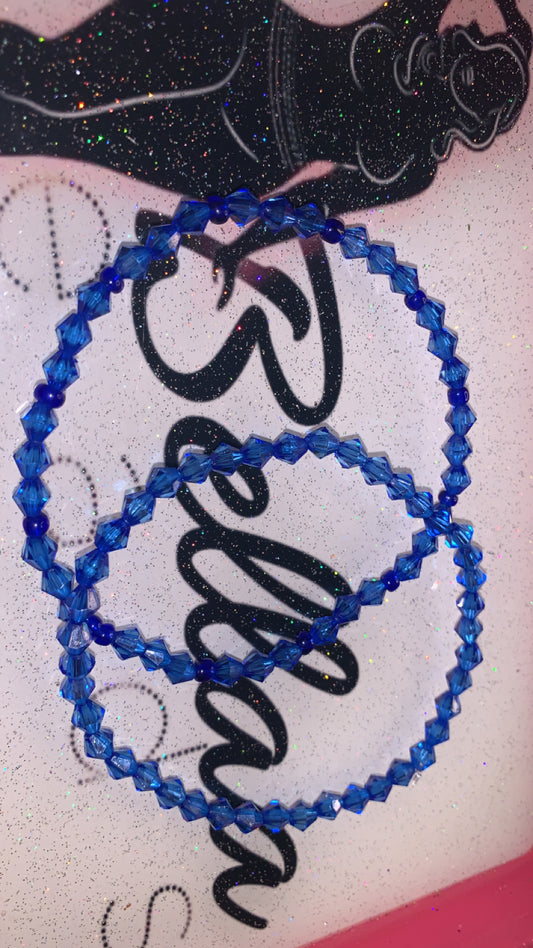 Blue 2-Piece Blue Anklet Set!