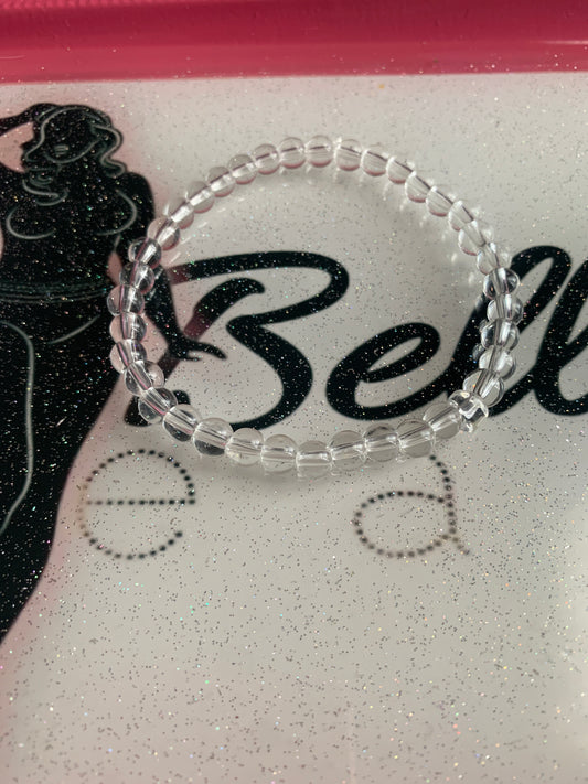 Clear Glass Beaded Bracelet!