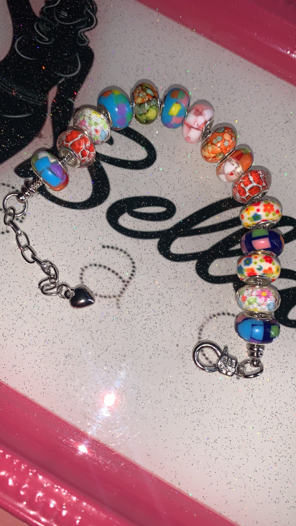 Multi Color Charm Bracelet!