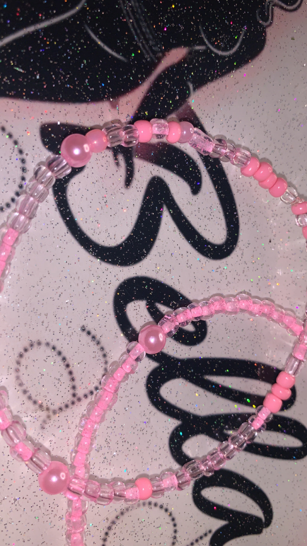 Pink Anklet 2 Piece Set!