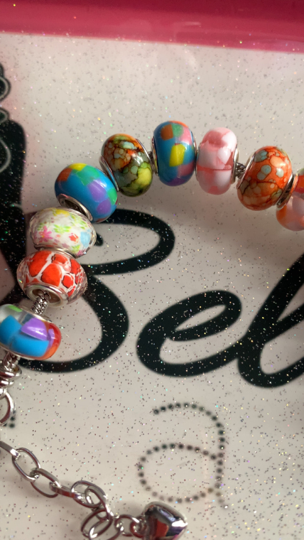 Multi Color Charm Bracelet!